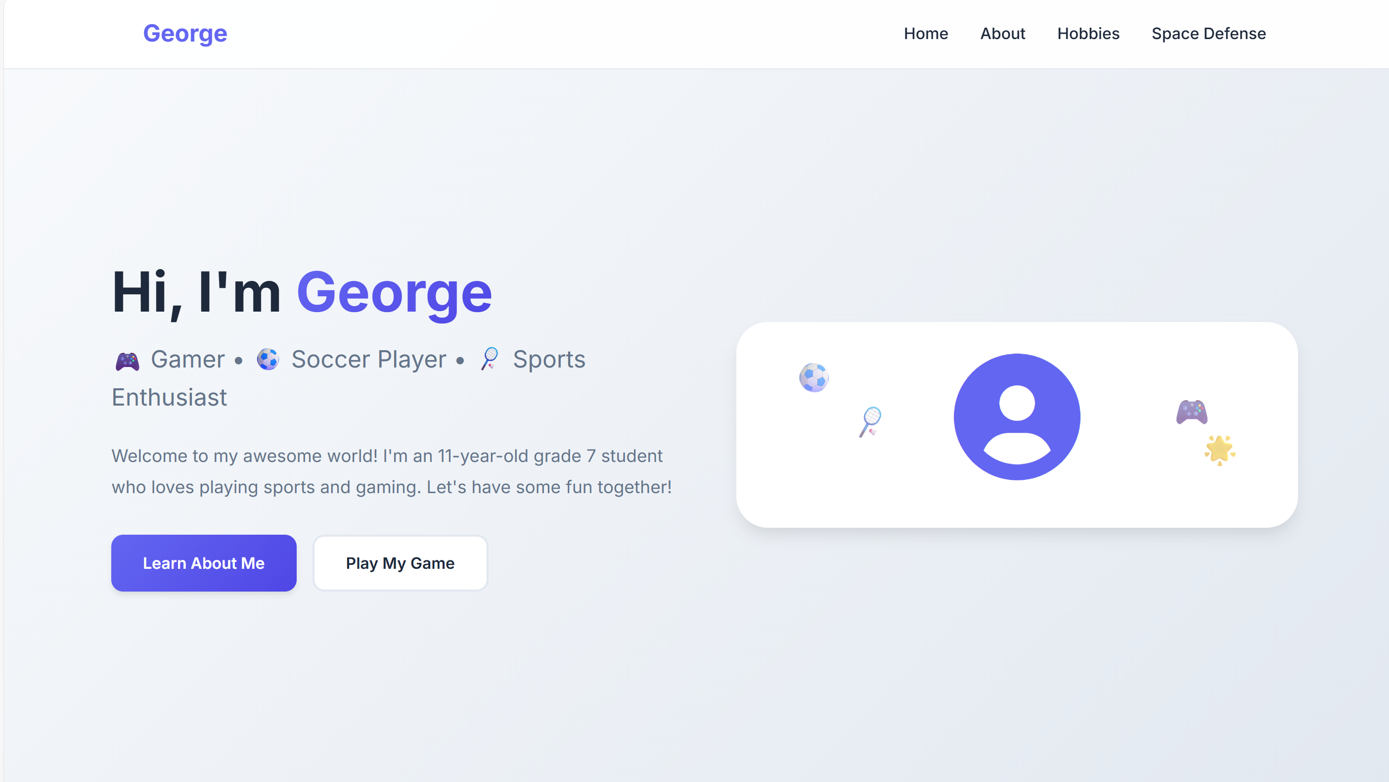 Personal Portfolio Website Screenshot